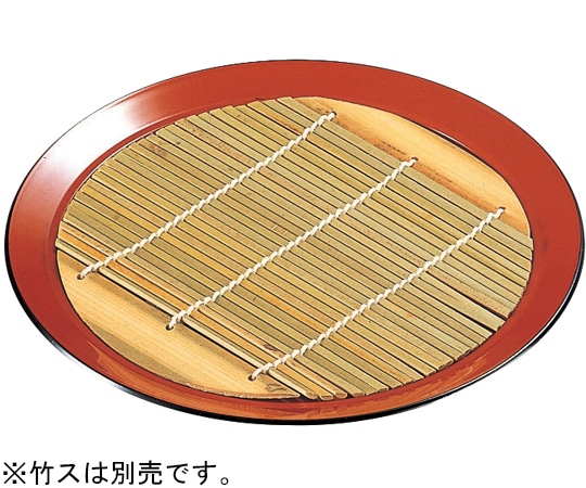 福井クラフト 名月そば皿 黒内朱天黒(全面塗) 45021465 1個（ご注文単位1個）【直送品】