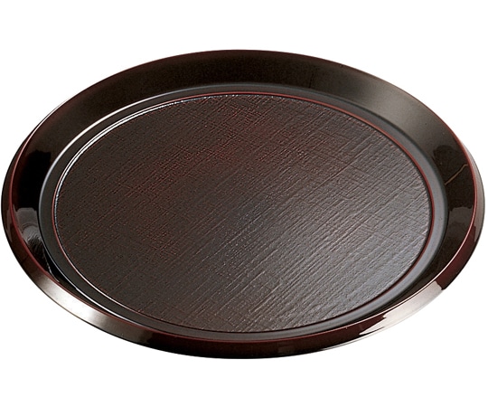 福井クラフト 8寸 丸布目そば皿 溜 45133140 1個（ご注文単位1個）【直送品】