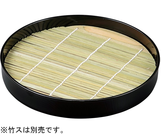 福井クラフト 7寸 切立丸木目そば皿 黒 40431115 1個（ご注文単位1個）【直送品】