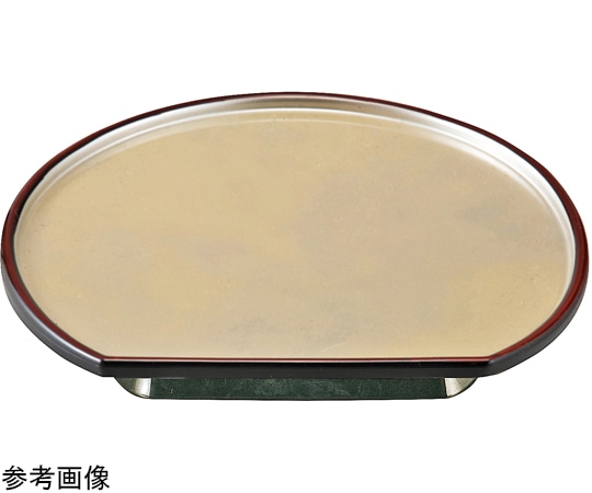 福井クラフト 6寸 半月高台皿 黄金銀彩天べっ甲 55204313 1個（ご注文単位1個）【直送品】