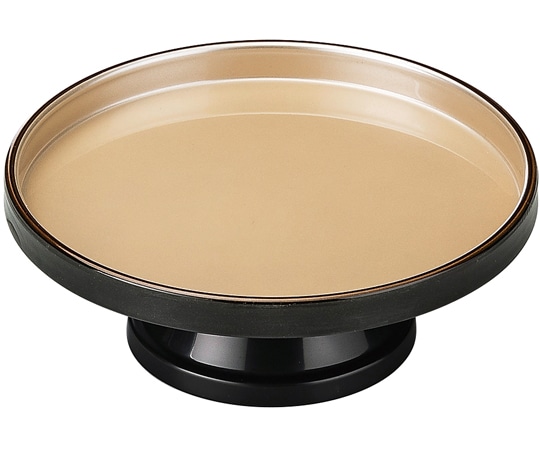 福井クラフト 7寸 高月盛皿 銀外黒 51030900 1個（ご注文単位1個）【直送品】