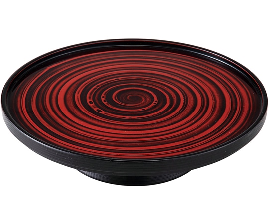 福井クラフト 7寸 渕筋高月盛器 渦溜 55002220 1個（ご注文単位1個）【直送品】