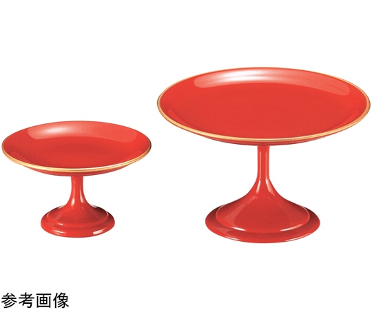 福井クラフト 5.5寸 高月盛皿 朱天金 51023070 1個（ご注文単位1個）【直送品】