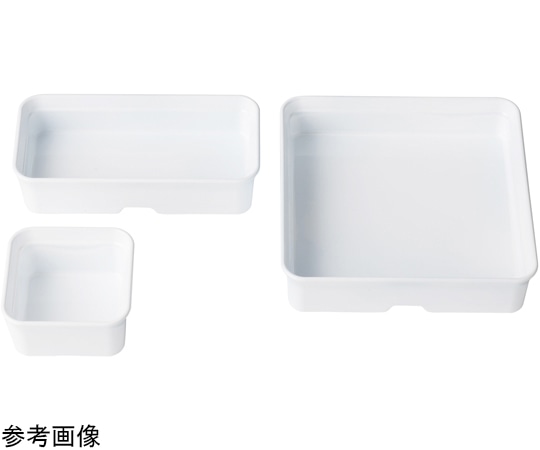 福井クラフト バイキングプレート 1ツ切角鉢 ホワイト(汚染防止) 50022895 1個（ご注文単位1個）【直送品】