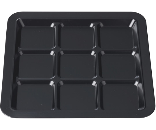 福井クラフト TA28角バイキングプレート 九ッ切黒艶消(裏黒) 50022911 1個（ご注文単位1個）【直送品】