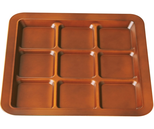 福井クラフト TA28角バイキングプレート 九ッ切 ブラウン(裏黒) 80521120 1個（ご注文単位1個）【直送品】