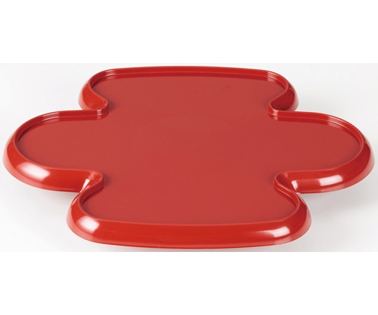 福井クラフト 雲高月盛器 朱(低丸足) 50025765 1個（ご注文単位1個）【直送品】