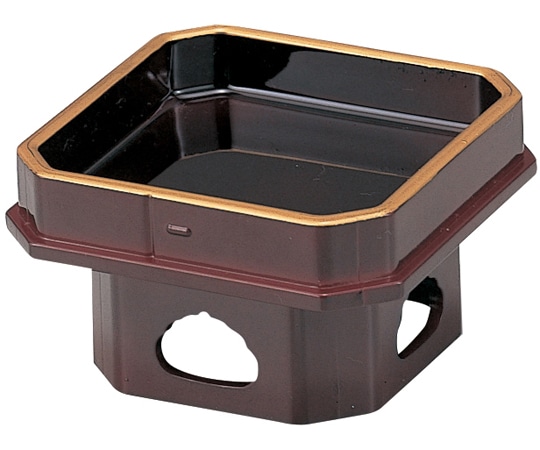 福井クラフト ミニ三宝 溜天金(底塗り有 51020900 1個（ご注文単位1個）【直送品】