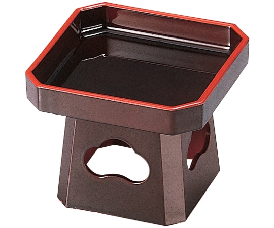 福井クラフト 3寸 三宝 溜天朱セット 51021058 1個（ご注文単位1個）【直送品】