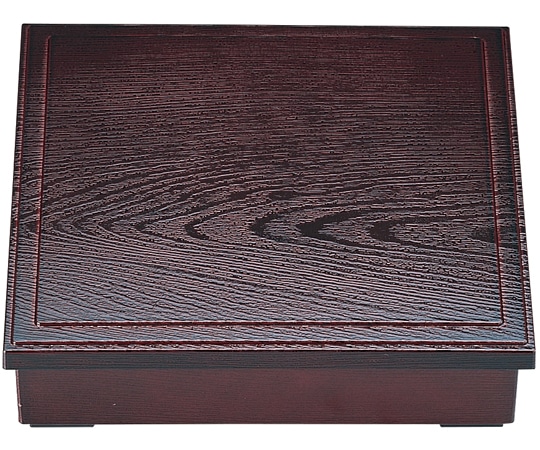 福井クラフト 8.5寸 木目松花堂溜内黒塗(蓋親) 21060220 1個（ご注文単位1個）【直送品】