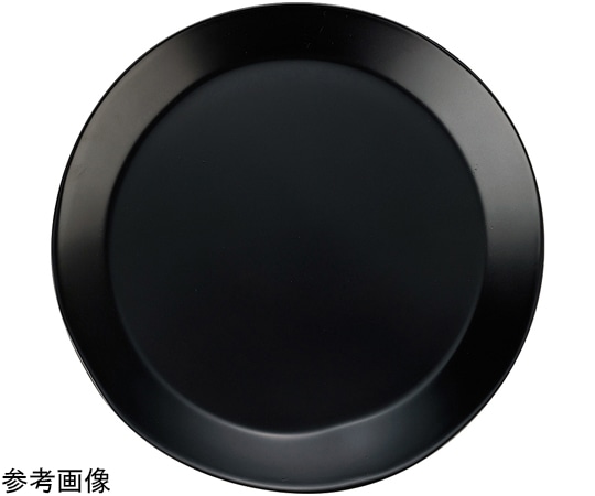 福井クラフト 13.8cm リム付サークルプレート 総黒艶消 50028615 1個（ご注文単位1個）【直送品】