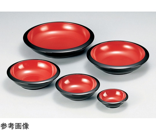 福井クラフト 6.5寸 宝来鉢 黒内朱 38021440 1個（ご注文単位1個）【直送品】