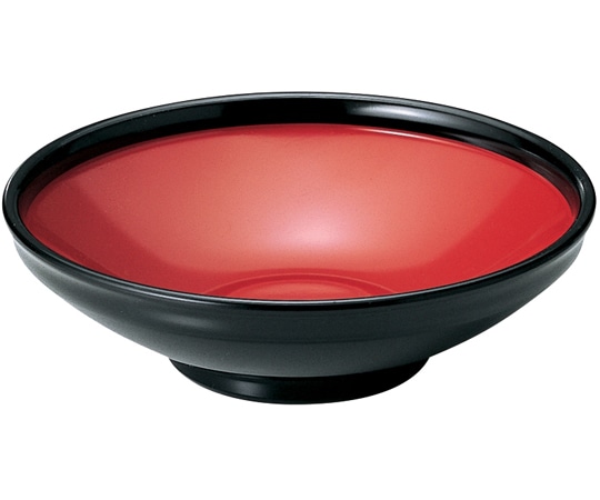 福井クラフト 6.5寸 ふる里鉢 黒内朱 45015070 1個（ご注文単位1個）【直送品】