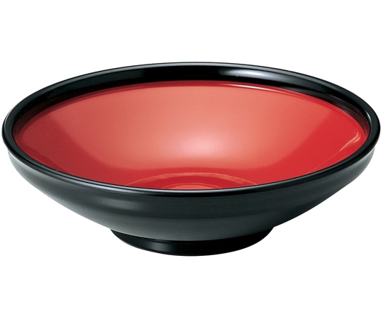 福井クラフト 8.5寸 ふる里鉢 黒内朱 45015090 1個（ご注文単位1個）【直送品】