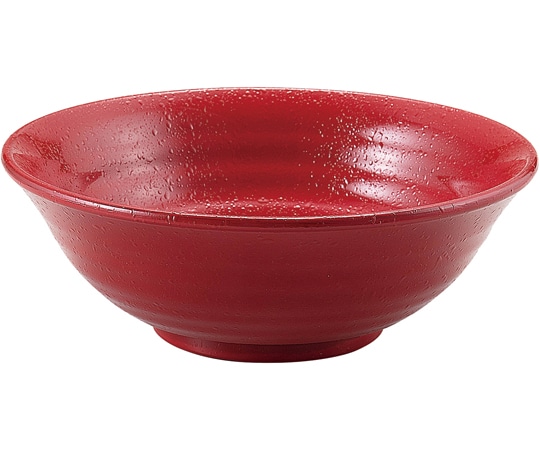 福井クラフト 19.6cm 超耐熱うどん鉢 赤クリヤータタキ 40421880 1個（ご注文単位1個）【直送品】