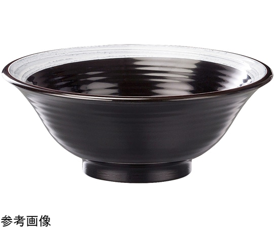 福井クラフト 19.6cm 超耐熱うどん鉢 ゆず天目 45023770 1個（ご注文単位1個）【直送品】