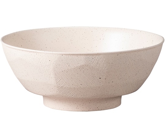 福井クラフト PBT・A平はつり麺鉢 総クリーム粉引 30048970 1個（ご注文単位1個）【直送品】