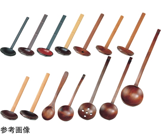 福井クラフト 木製田舎しゃもじ(小)溜 48130770 1個（ご注文単位1個）【直送品】