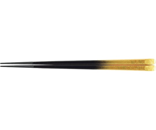 福井クラフト PBT22.7cm 天削先角箸 二色金箔 80601290 1個（ご注文単位1個）【直送品】