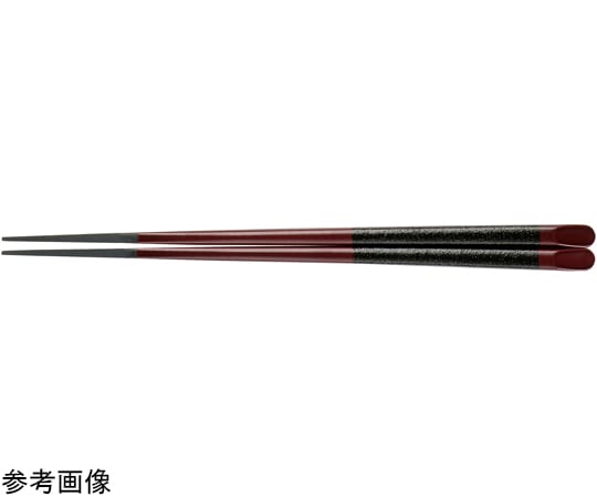 福井クラフト PBT20.5cm 天削先角箸 黒乾漆帯 90031727 1個（ご注文単位1個）【直送品】