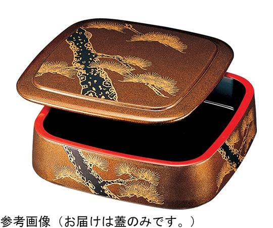 福井クラフト 三味胴7寸 梨地老松(蓋) 65022020 1個（ご注文単位1個）【直送品】