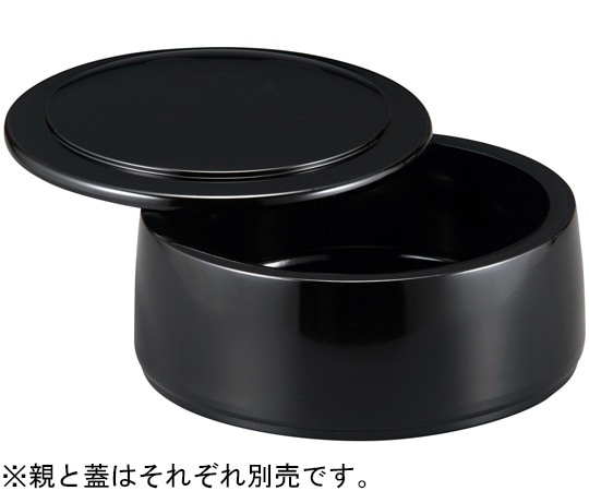 福井クラフト DXちらし 黒(蓋) 50262085 1個（ご注文単位1個）【直送品】