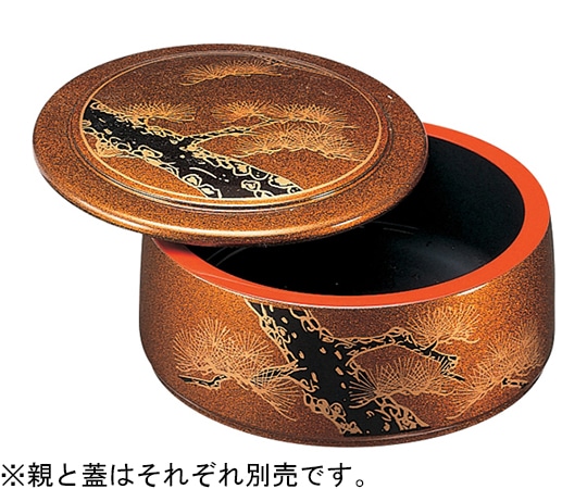 福井クラフト DXちらし 梨地老松(蓋) 71020191 1個（ご注文単位1個）【直送品】