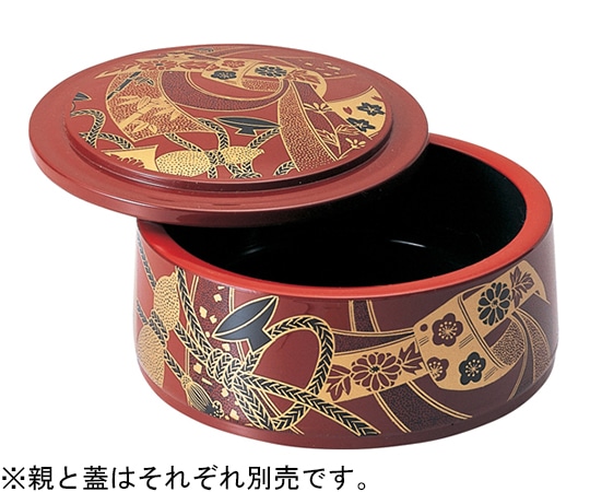 福井クラフト DXちらし 朱むすび(蓋) 70014981 1個（ご注文単位1個）【直送品】