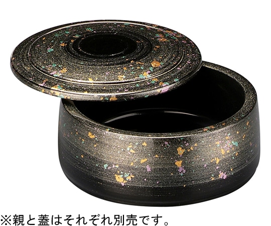 福井クラフト DXちらし 銀光彩(蓋) 12041090 1個（ご注文単位1個）【直送品】