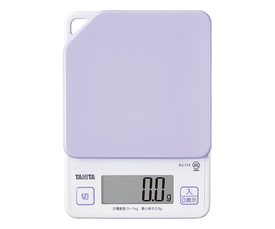 タニタ デジタルクッキングスケール ブルーベリーパープル KJ-114-PP 1個（ご注文単位1個）【直送品】
