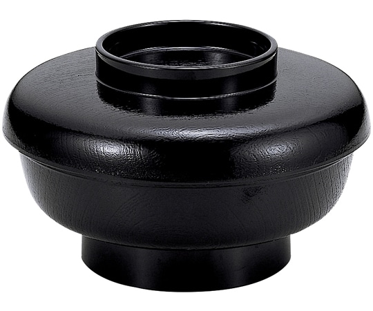 福井クラフト 6寸 やすらぎ木目丼 黒内朱 45151859 1個（ご注文単位1個）【直送品】