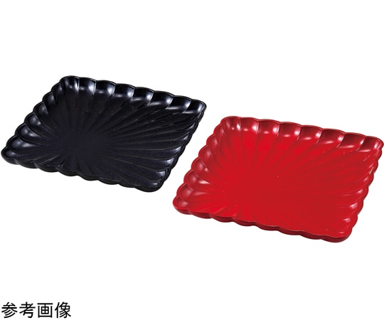 福井クラフト 6.5寸 菊角皿 濃紺天目 55204295 1個（ご注文単位1個）【直送品】