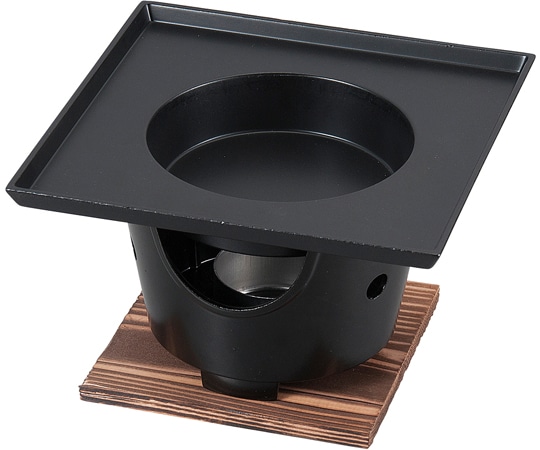 福井クラフト 17.5cm 角アルミ水入れ大 92982600 1個（ご注文単位1個）【直送品】