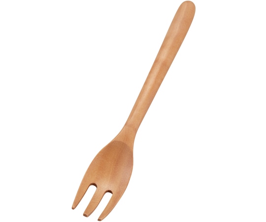 福井クラフト 丸フォーク(小)NSF23SWサオ材 82157960 1個（ご注文単位1個）【直送品】