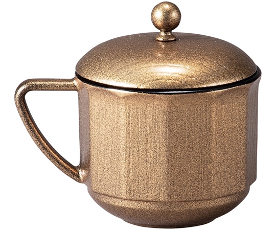 福井クラフト TAトッティーダイヤカップ(蓋親)金梨地内黒 30048020 1個（ご注文単位1個）【直送品】