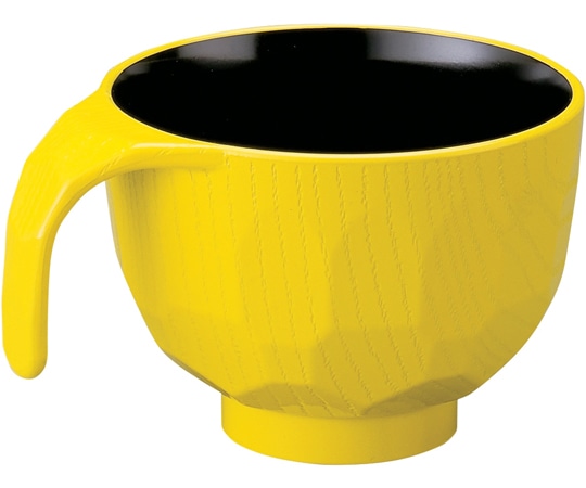 福井クラフト 耐Aトッティー亀甲椀 黄内黒 90032244 1個（ご注文単位1個）【直送品】