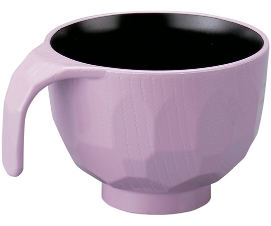 福井クラフト 耐Aトッティー亀甲椀(親)紫内黒 90032240 1個（ご注文単位1個）【直送品】