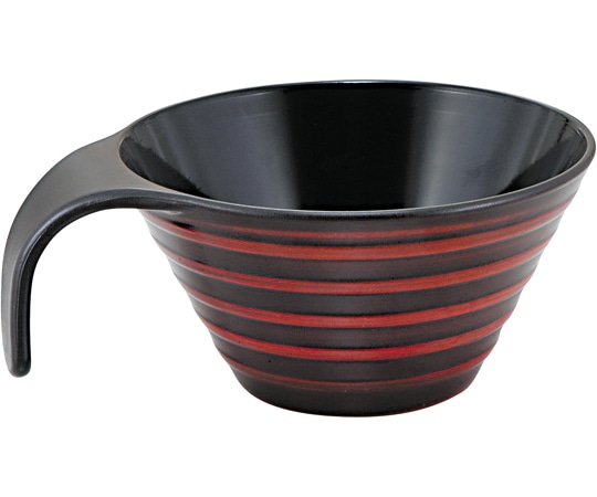 福井クラフト 耐Aトッティーリップル椀 研出曙内黒 31001360 1個（ご注文単位1個）【直送品】