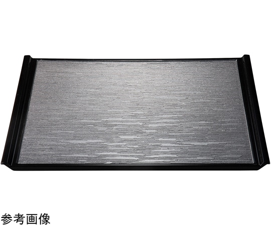 福井クラフト 尺3 ヘギ目フライト盆 銀梨地渕黒SL 11992483 1個（ご注文単位1個）【直送品】