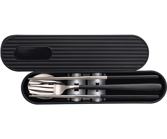 福井クラフト カトラリーセット ブラック(ケース ブラック) 62164150 1個（ご注文単位1個）【直送品】