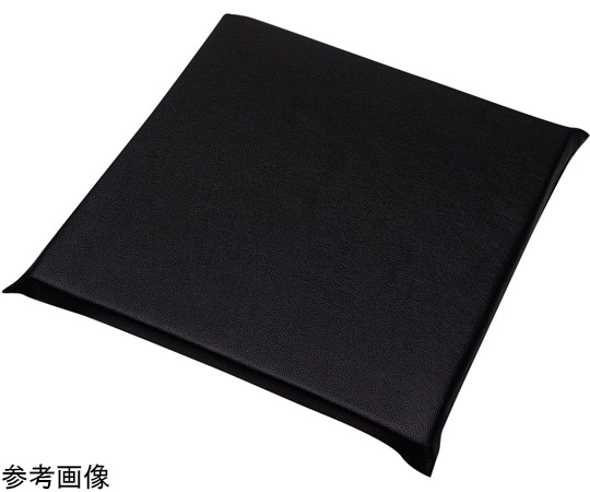 福井クラフト 50cm すべりにくいレザー座布団(大)黒 11031250 1個（ご注文単位1個）【直送品】