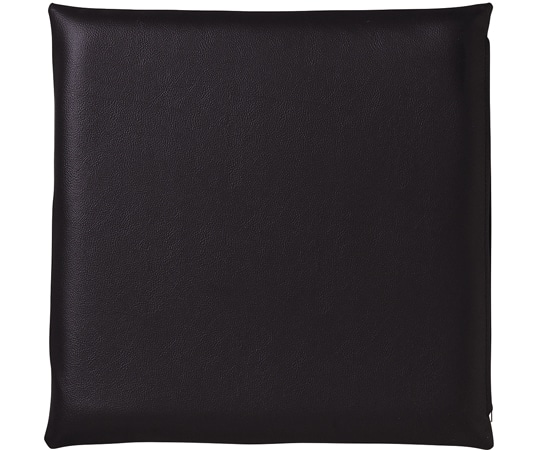 福井クラフト 50cm レザー座布団カバー ブラック 11007651 1個（ご注文単位1個）【直送品】