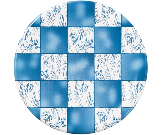 福井クラフト A150寿司皿 藍市松 74012280 1個（ご注文単位1個）【直送品】