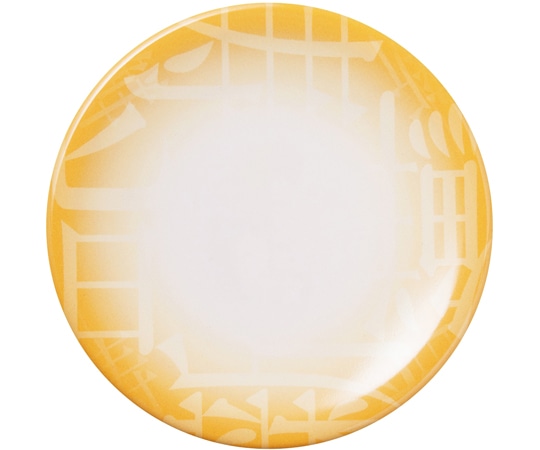 福井クラフト A150寿司皿 寿司文字 黄 74012080 1個(ご注文単位1個)【直送品】