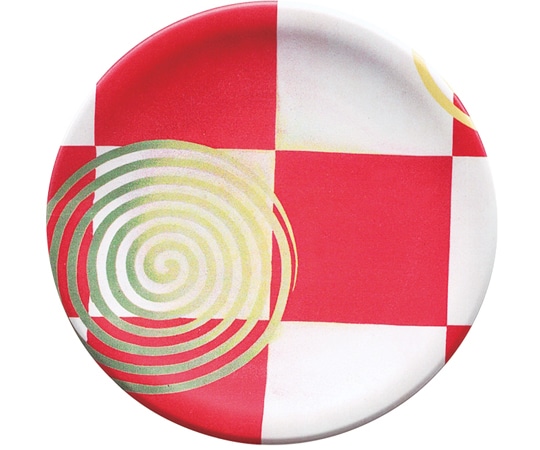 福井クラフト A150寿司皿 寿市松 赤 12045230 1個(ご注文単位1個)【直送品】