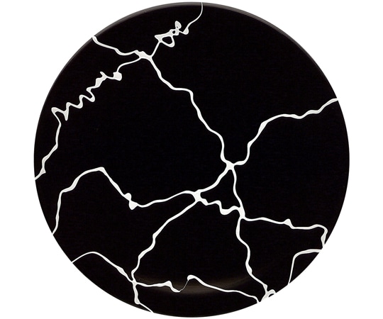 福井クラフト A150寿司皿 黒乱糸 12041870 1個（ご注文単位1個）【直送品】