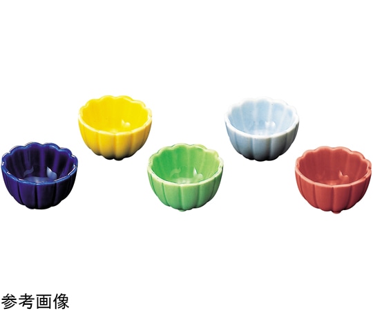 福井クラフト 陶)三つ足菊珍味(小)黄釉 12015010 1個（ご注文単位1個）【直送品】