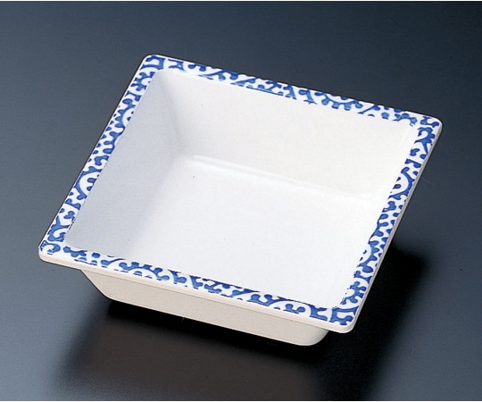 福井クラフト 渕付角鉢 タコ唐草 22000920 1個（ご注文単位1個）【直送品】