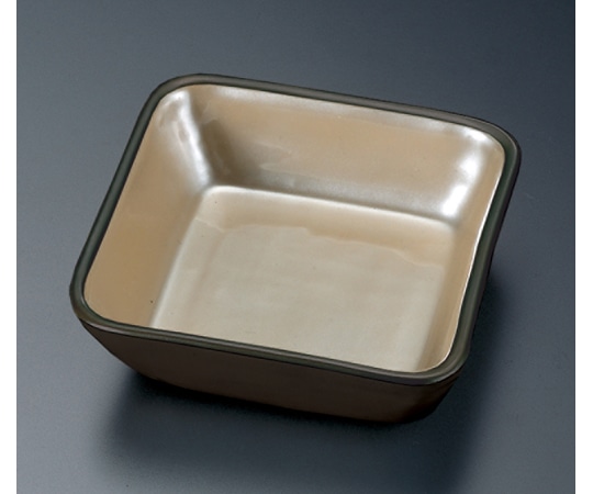 福井クラフト 隅丸深鉢 銀 24024480 1個（ご注文単位1個）【直送品】