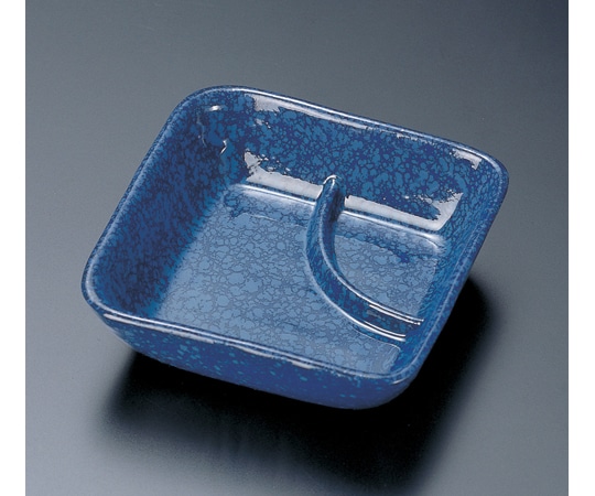 福井クラフト 仕切付隅丸角鉢 青楽 22911390 1個（ご注文単位1個）【直送品】